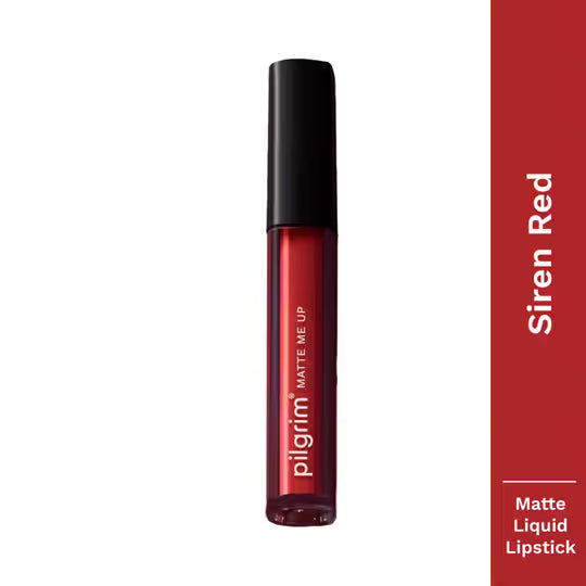 Pilgrim Matte Me Up! Liquid Lipstick Siren Red - 25 3 MILLI_LITRE
