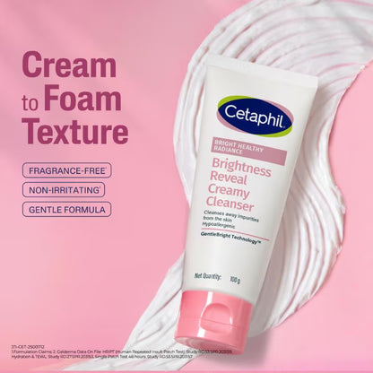 Cetaphil Bright Healthy Radiance Brightness Reveal Creamy Cleanser 100 GRAM