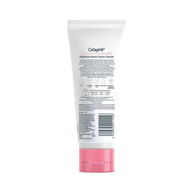 Cetaphil Bright Healthy Radiance Brightness Reveal Creamy Cleanser 100 GRAM