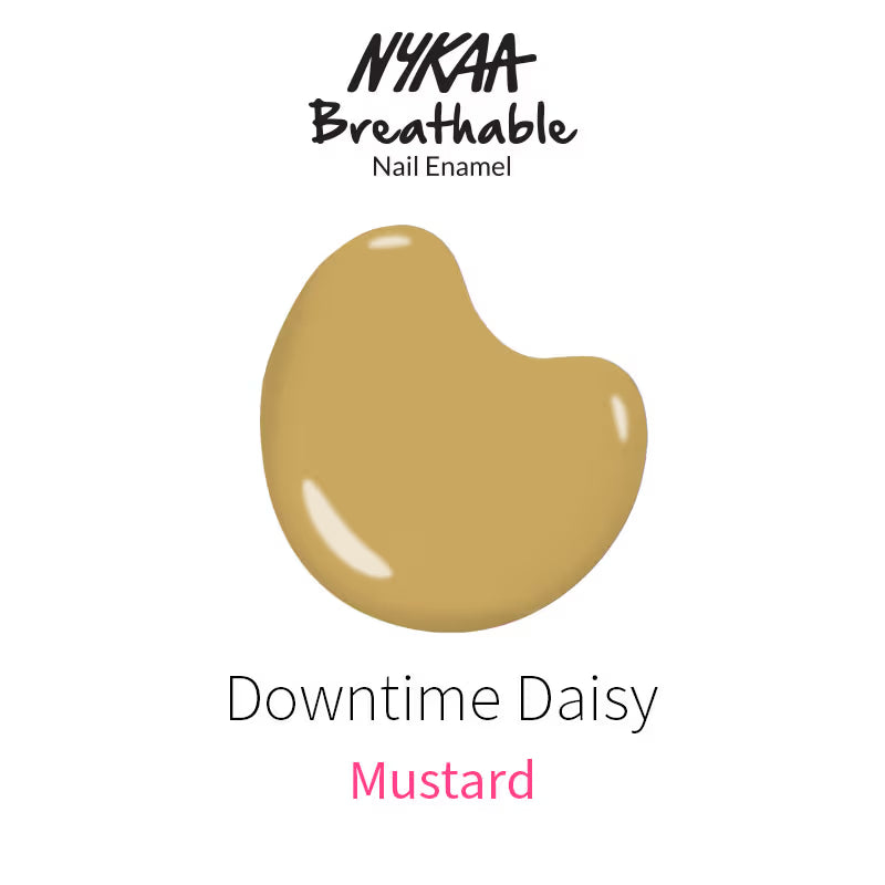 Nykaa Nail Enamel Downtime - Daisy 330 Mustard 9 MILLI_LITRE