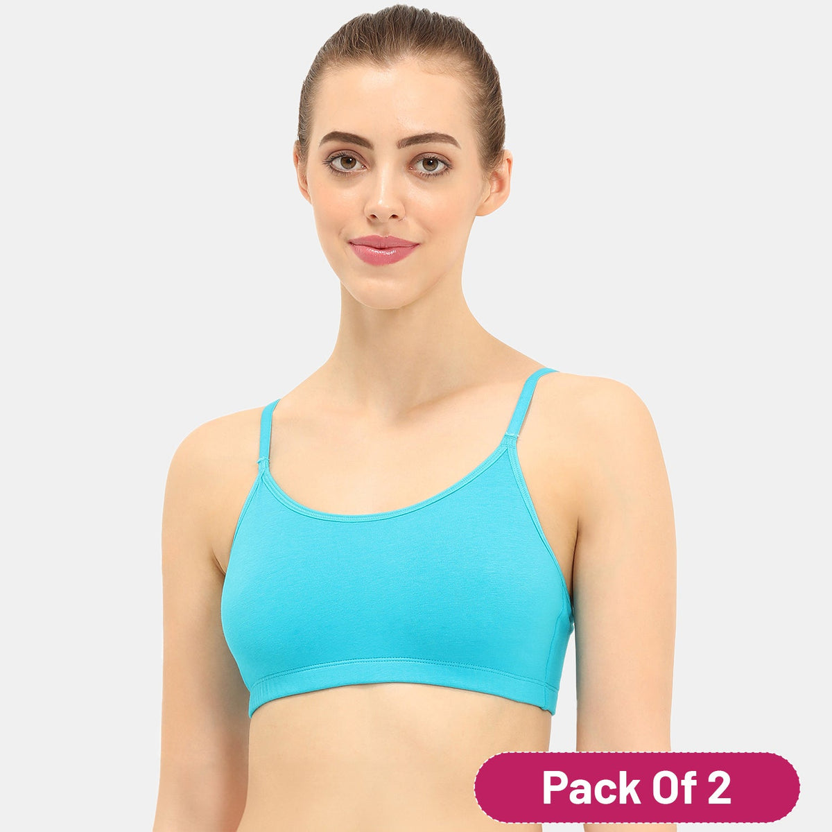 Enerve Girls Non-Padded Non-Wired Full Coverage Beginners Bra