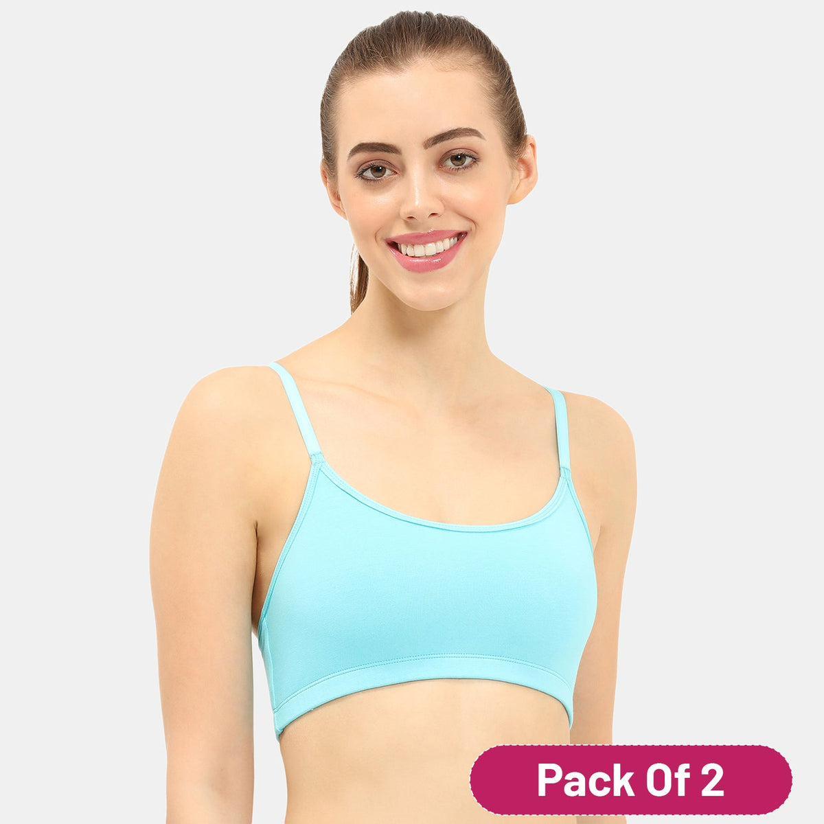 Enerve Girls Non-Padded Non-Wired Full Coverage Beginners Bra