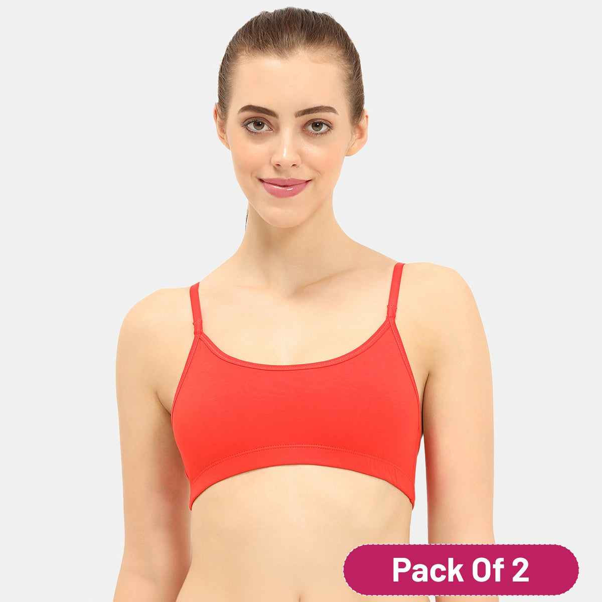 Enerve Girls Non-Padded Non-Wired Full Coverage Beginners Bra