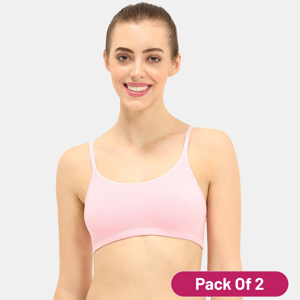 Enerve Girls Non-Padded Non-Wired Full Coverage Beginners Bra