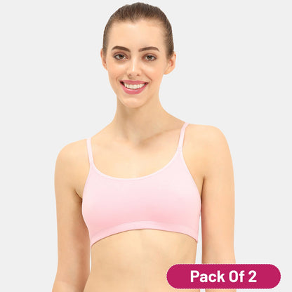 Enerve Girls Non-Padded Non-Wired Full Coverage Beginners Bra