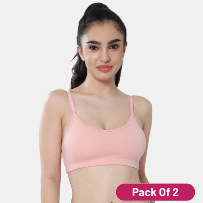 Enerve Girls Non-Padded Non-Wired Full Coverage Beginners Bra
