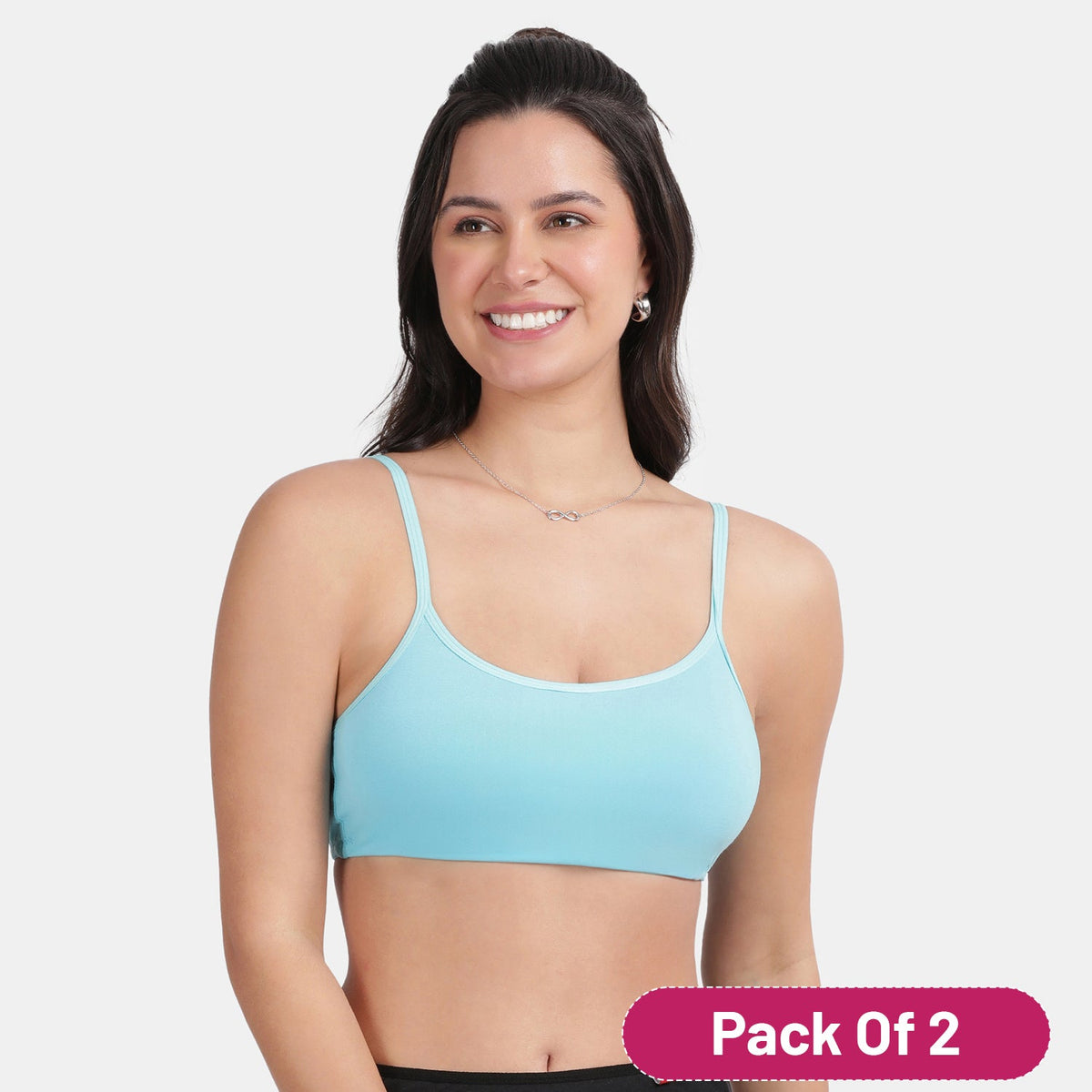 Enerve Pack Girls Non-Padded Non-Wired Full Coverage Teenage Bra