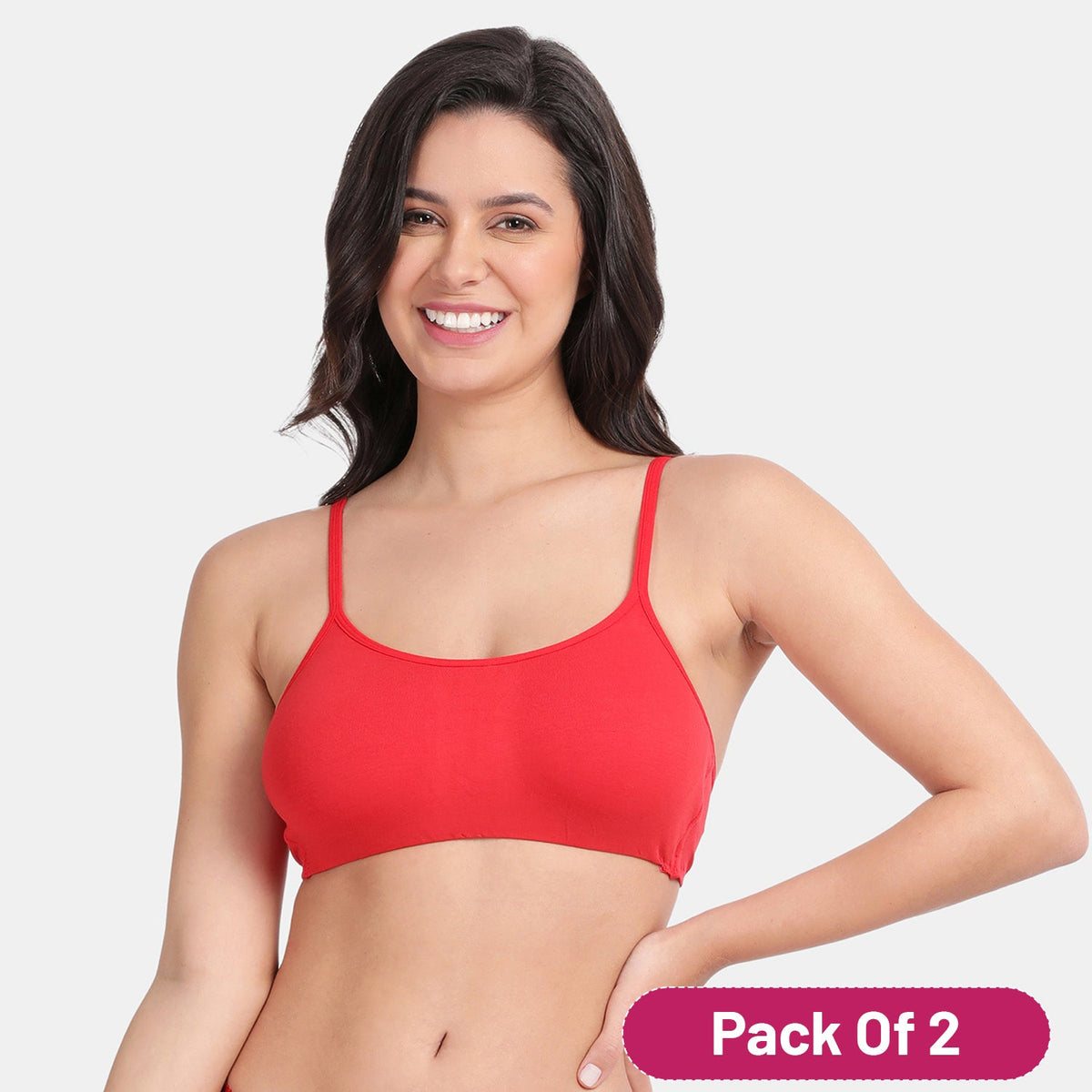 Enerve Pack Girls Non-Padded Non-Wired Full Coverage Teenage Bra
