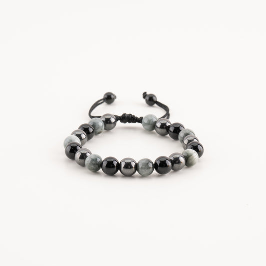 Magnetic Cats’S Eye Bead Bracelet Zach