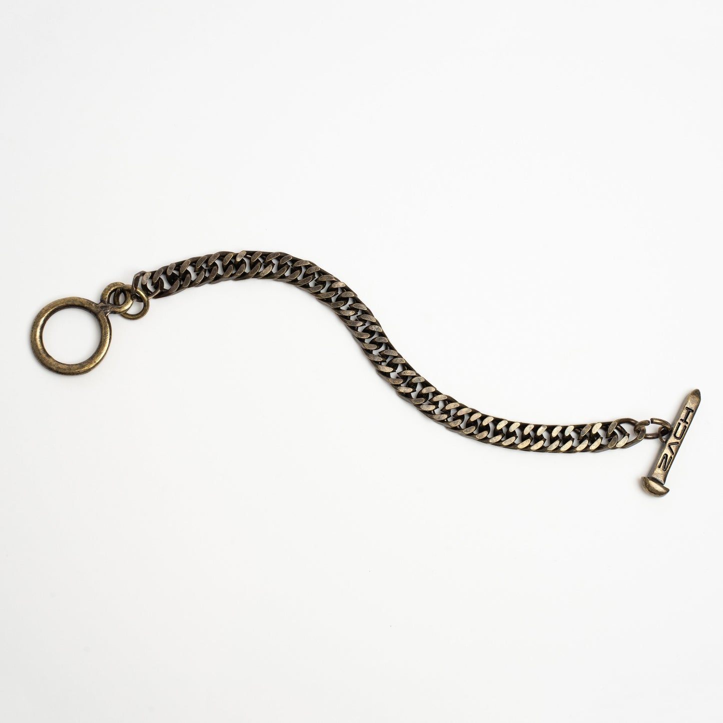 Spiga Chain Bracelet - 8Mm - Rustic Gold Zach