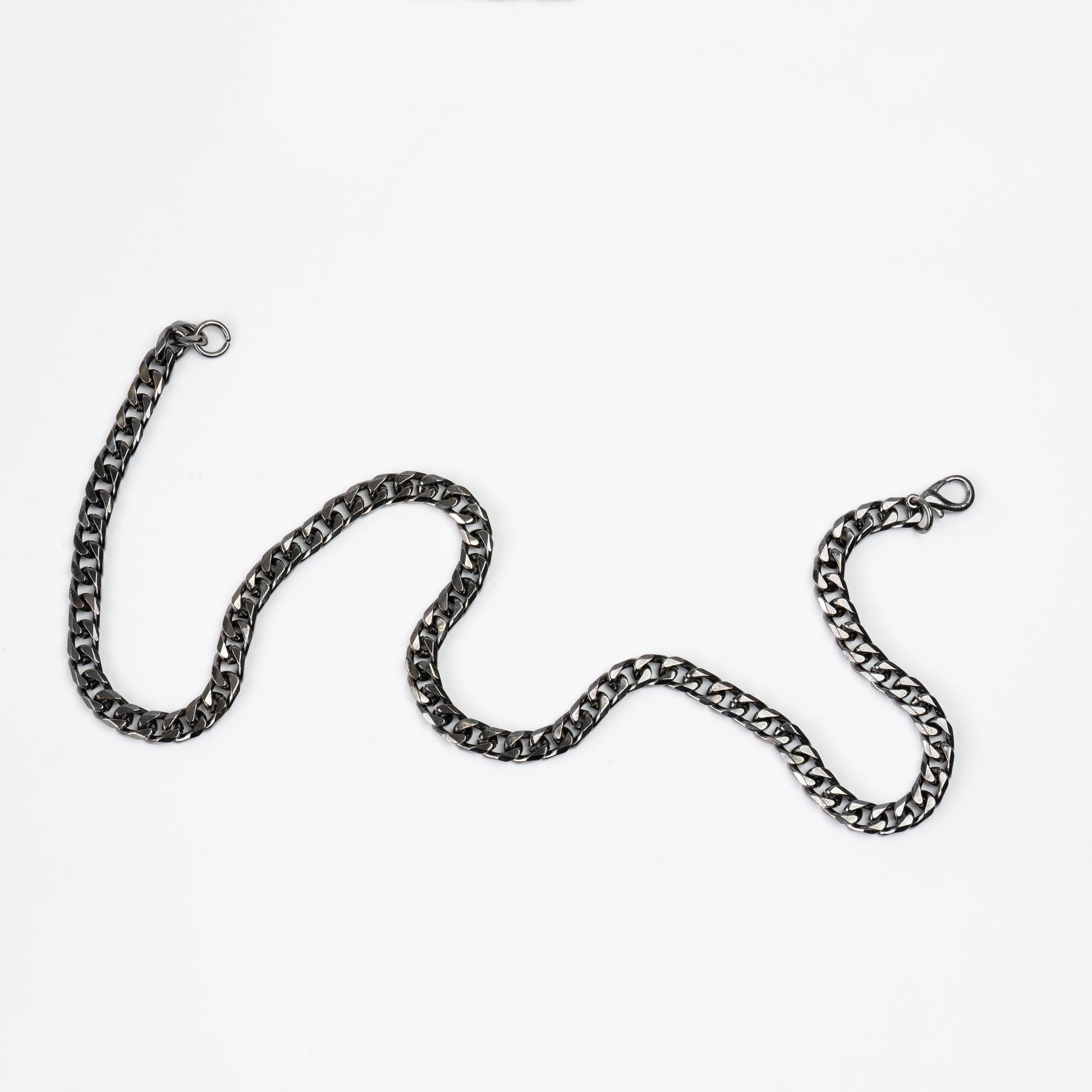 Cuban Neck Chain - 8Mm - Chrome Noir Zach