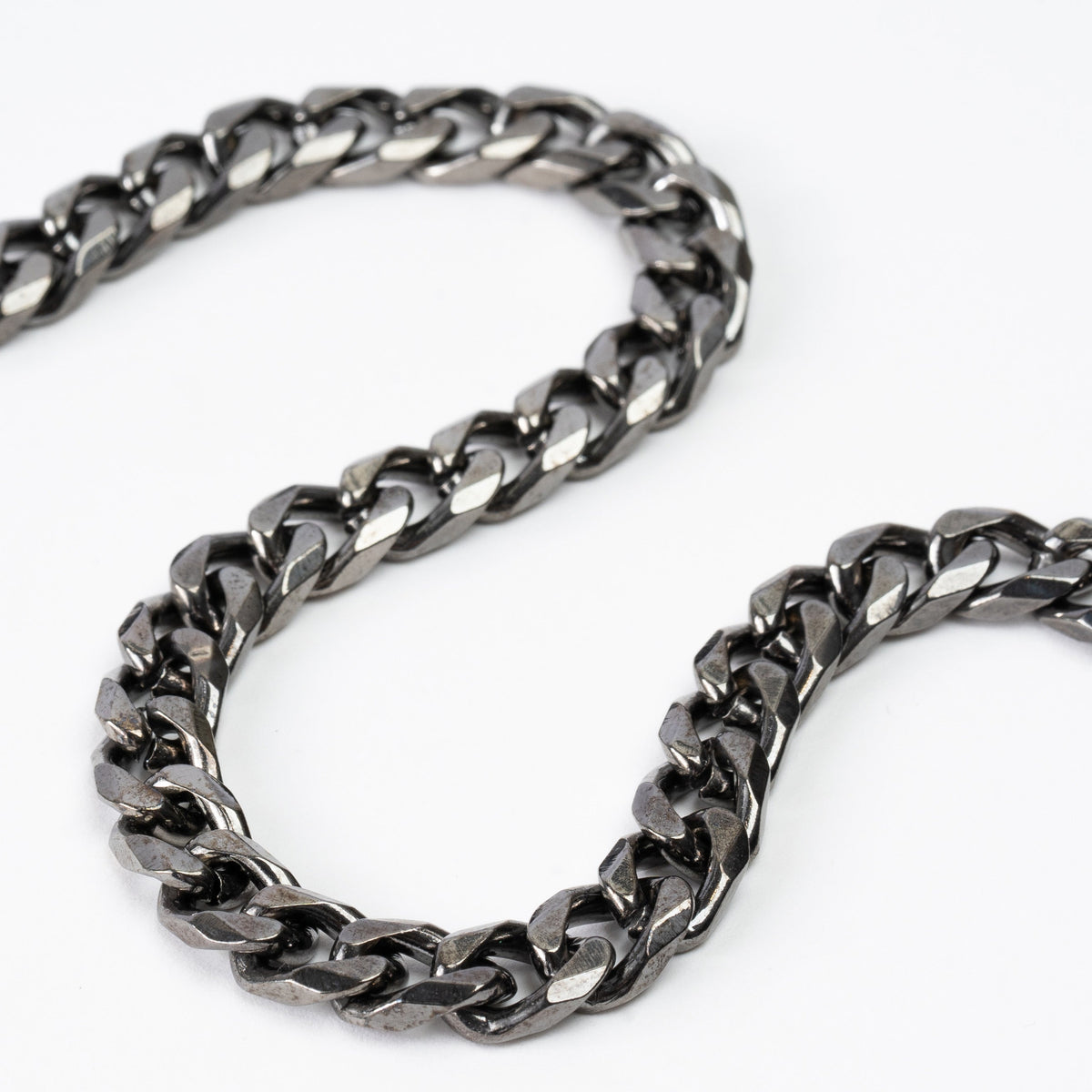 Cuban Neck Chain - 8Mm - Chrome Noir Zach