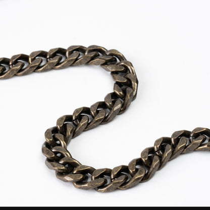 Cuban Neck Chain - 8Mm - Rustic Gold Zach