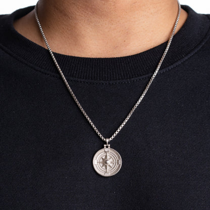 Nord Pendant - Satin Silver Zach