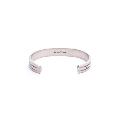 Duality Cuff - Satin Silver Zach