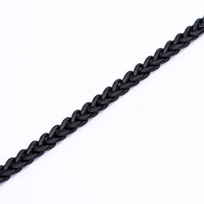 Vault Chain Bracelet - Matte Black