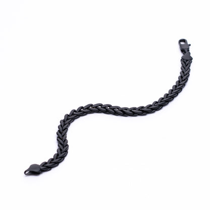 Vault Chain Bracelet - Matte Black