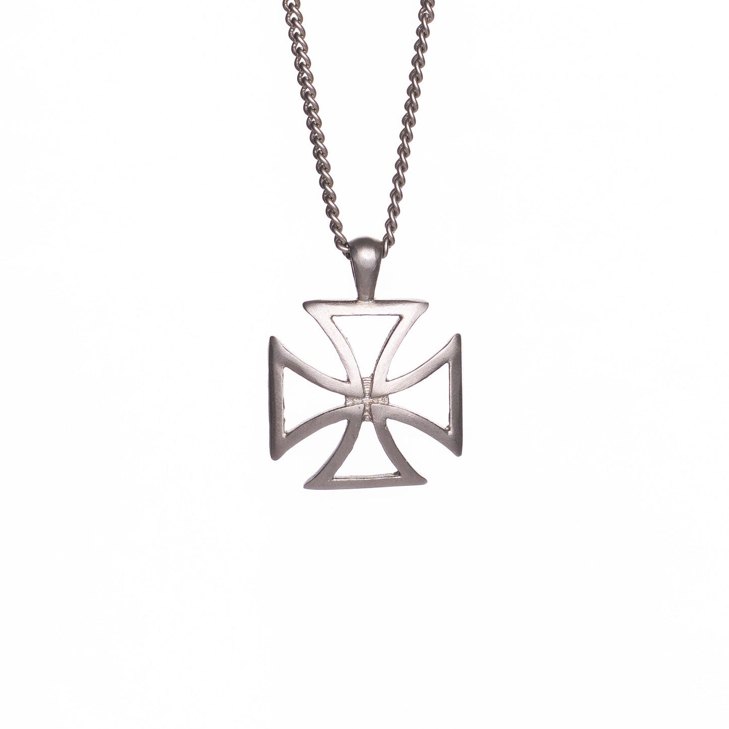 Templar  Pendant - Satin Silver