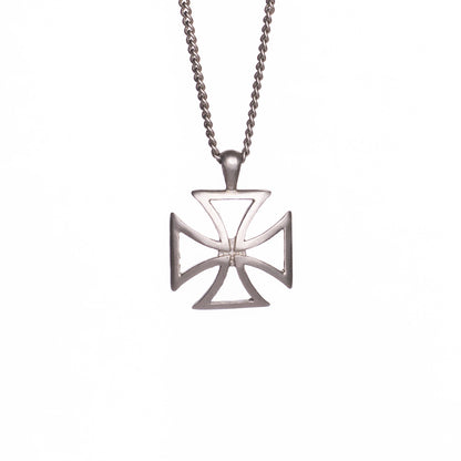 Templar  Pendant - Satin Silver