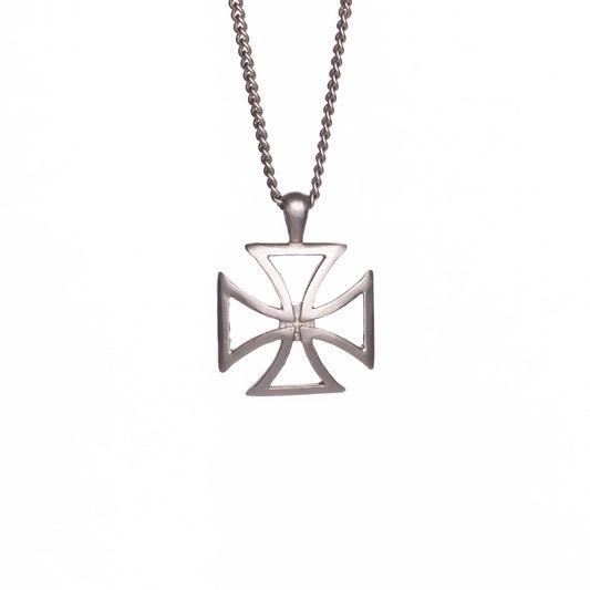 Templar  Pendant - Satin Silver