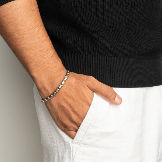 Orb - Chain Bracelet - Satin Silver