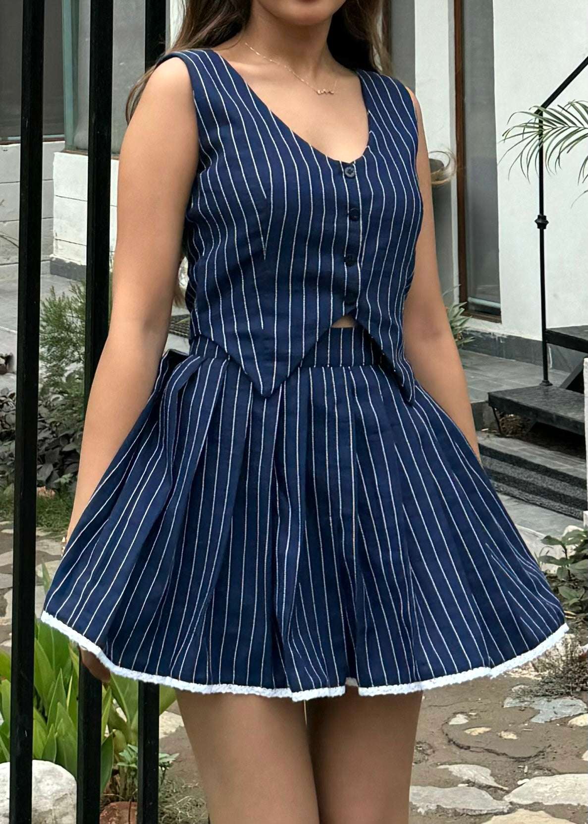 Pinstripe Waistcoat
