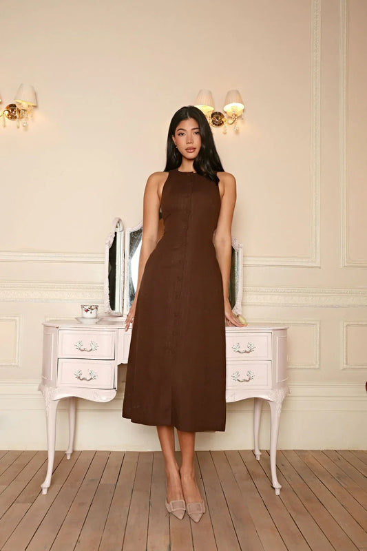 A-line Linen Dress