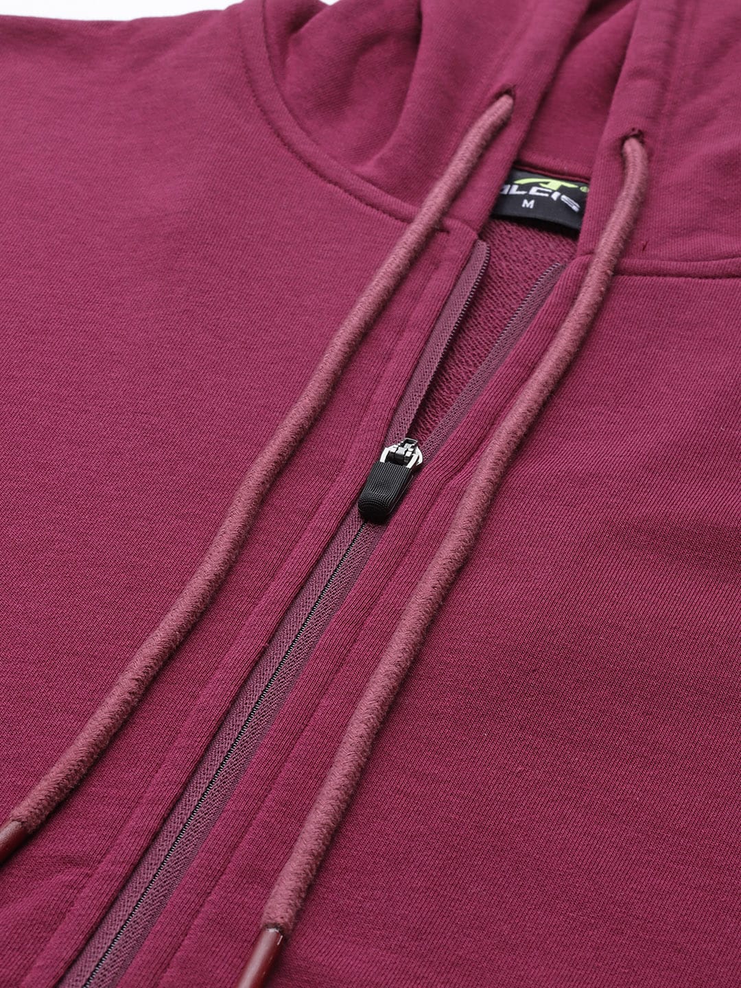 Alcis Men Maroon Hooded Sweatshirt