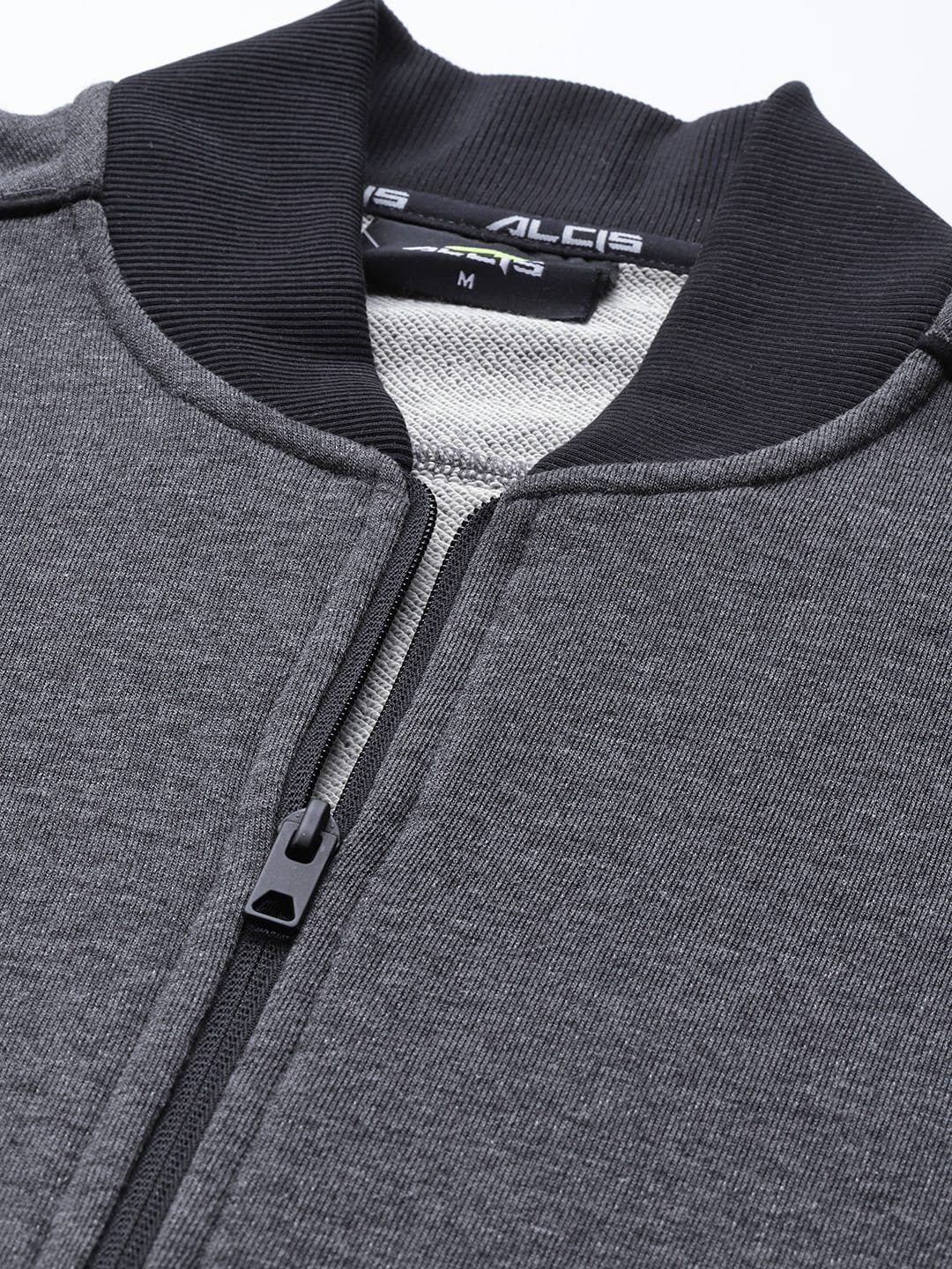 Alcis Men Charcoal Printed Sweatshirt