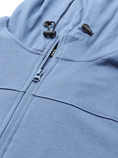 Alcis Men Blue Solid Sweatshirt