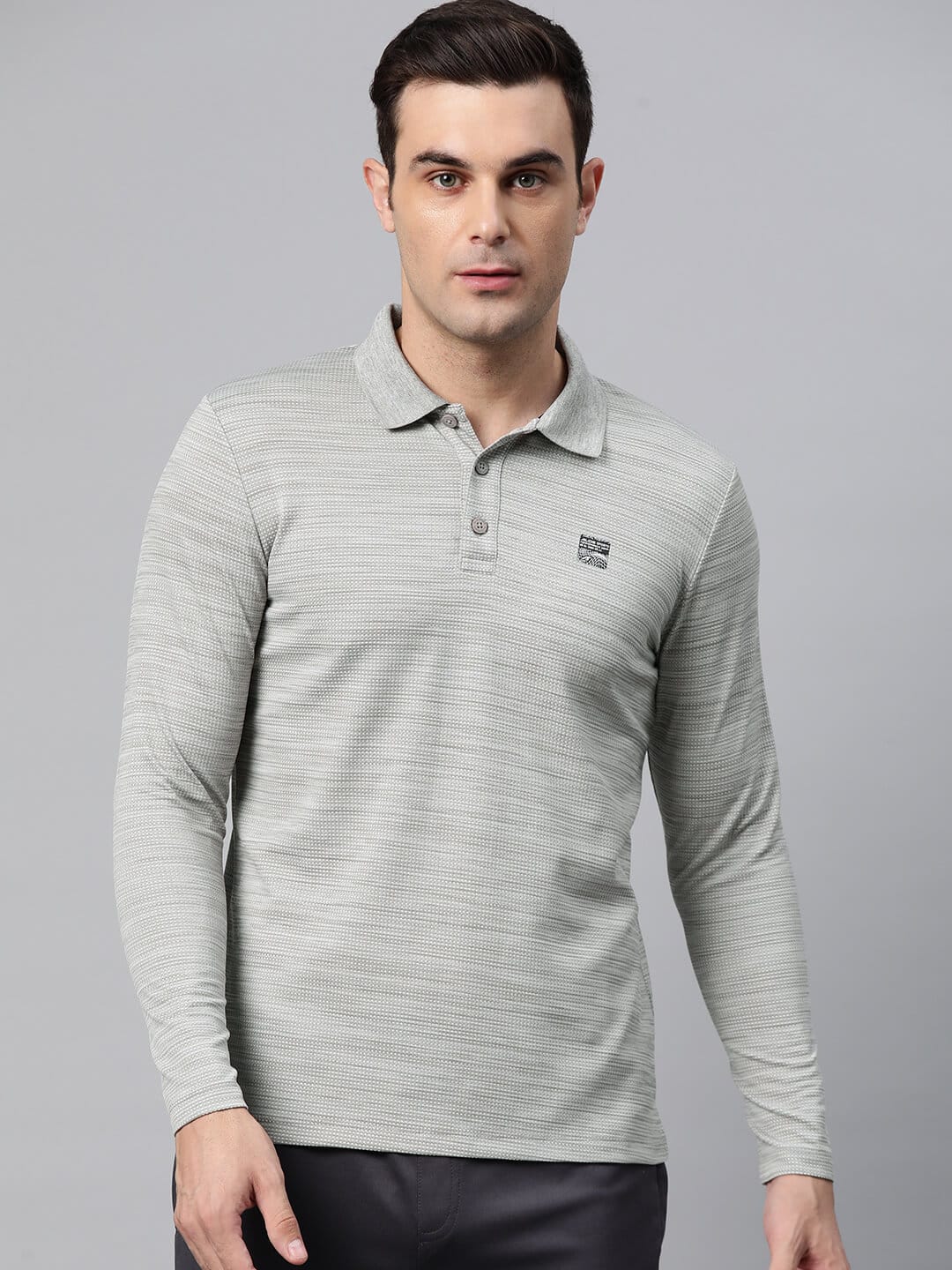 Alcis Men Polo Collar Anti Static Slim Fit T-shirt
