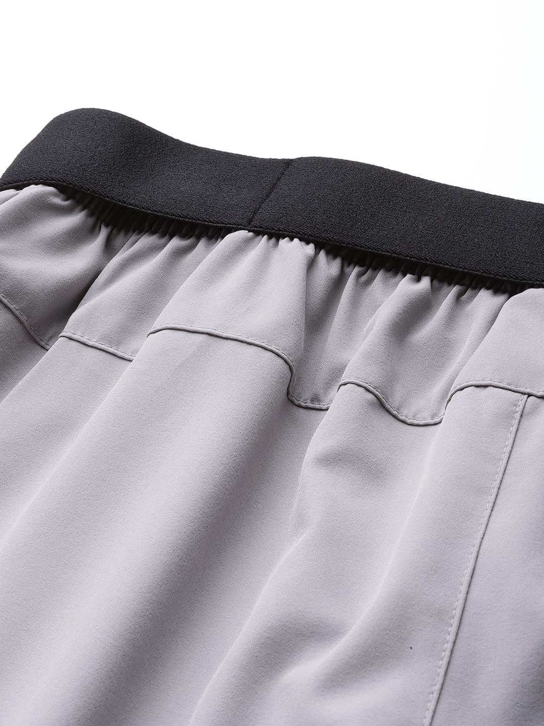Alcis Men Grey Slim Fit Running Sports Shorts