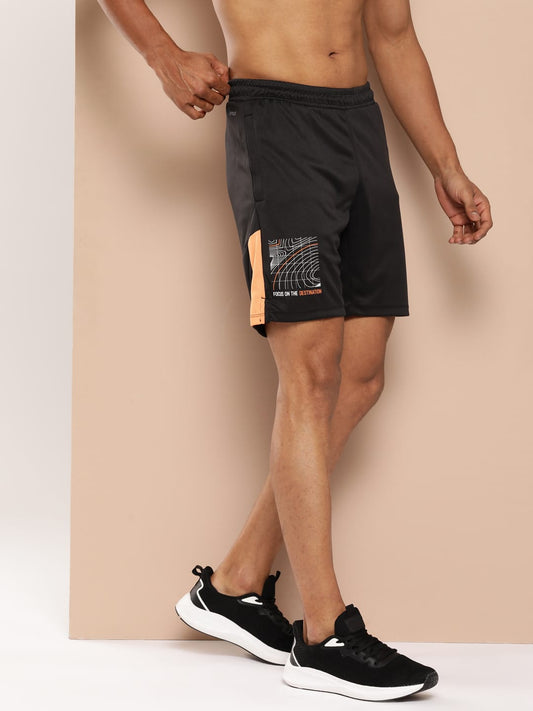 Alcis Men's Black Next Mile Shorts