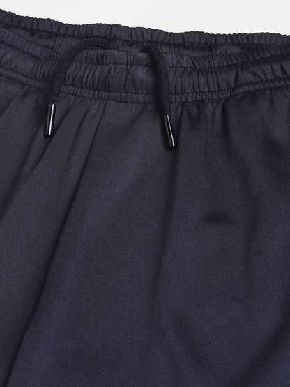 Alcis Men Navy Anti-Static Slim-Fit Training Shorts