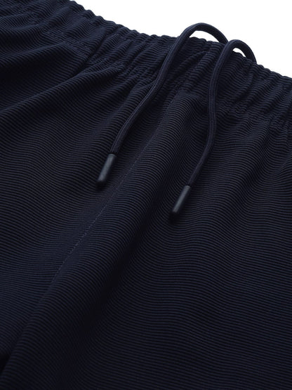 Alcis Men Navy Blue Slim Fit Drytech+ Training or Gym Sports Shorts