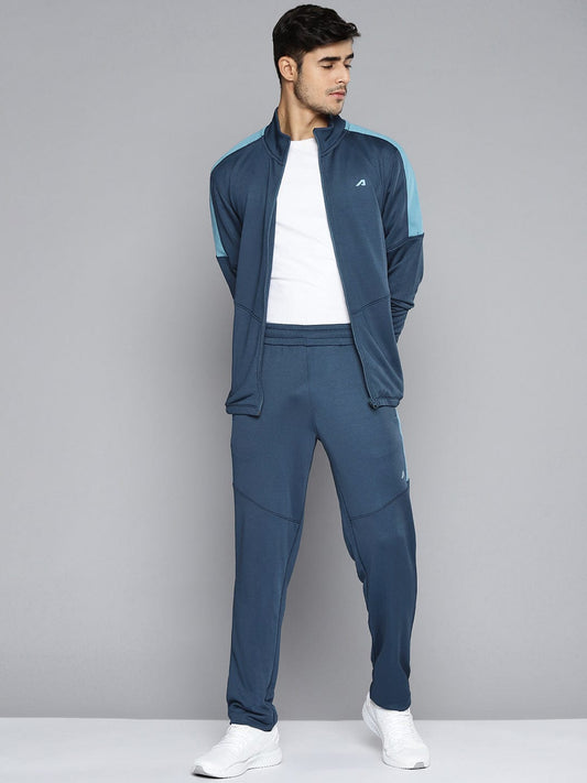 Alcis Men Blue Solid Tracksuit