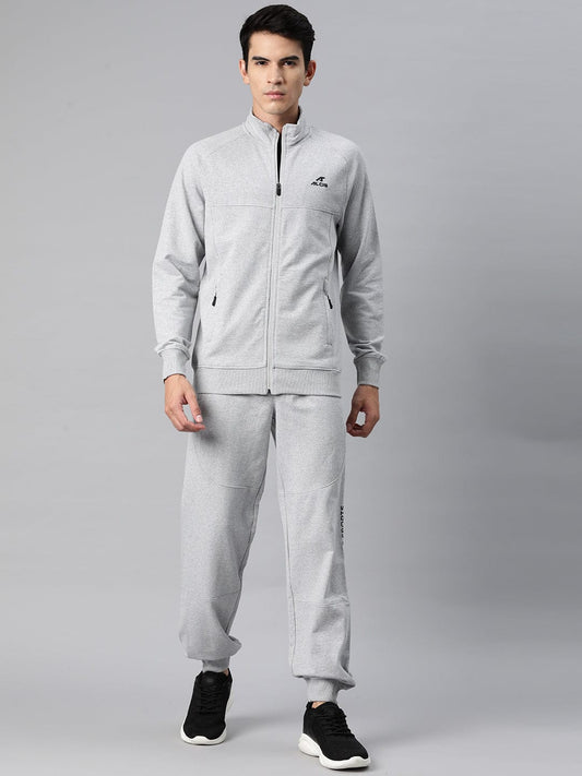 Alcis Men Typography Print Mid-Rise Tracksuit