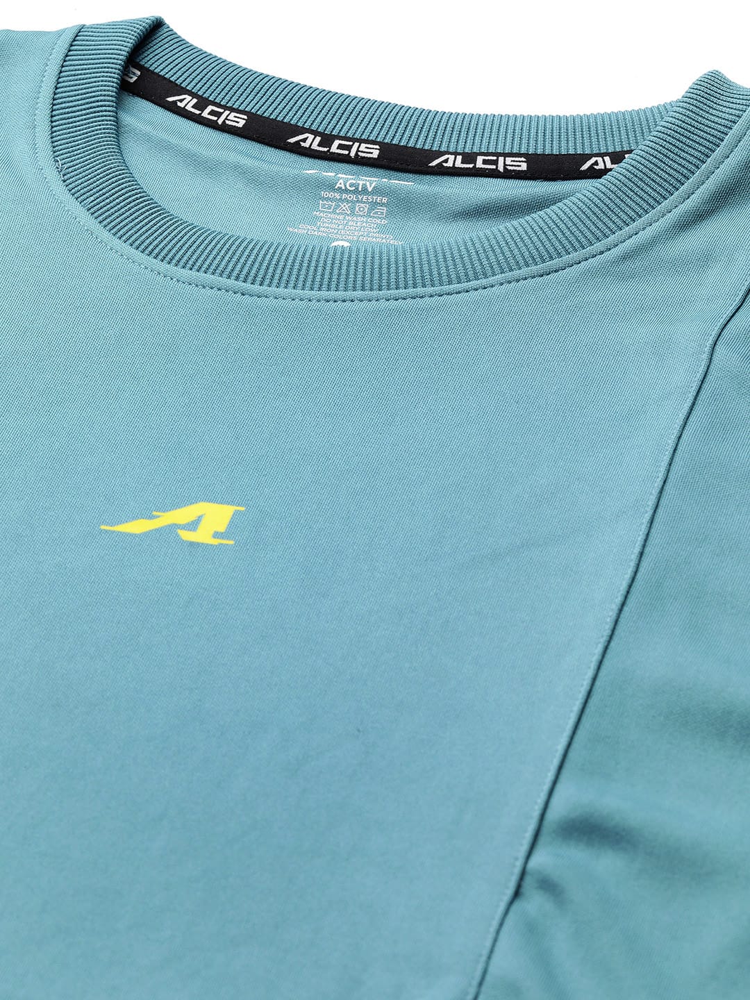 Alcis Men Blue Solid Sweatshirt