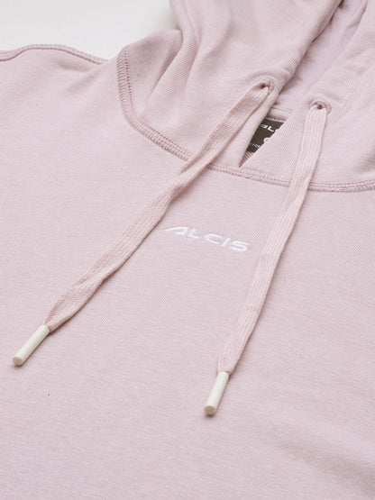 Alcis Men Lavender Hooded Sweatshirt