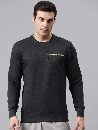 Alcis Men Typography Printed Sweatshirt