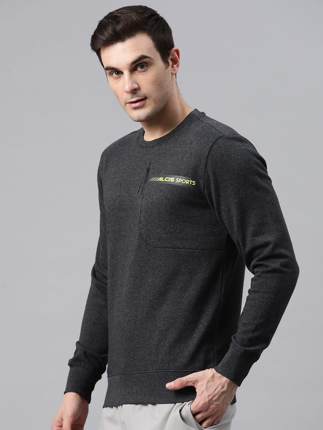 Alcis Men Typography Printed Sweatshirt