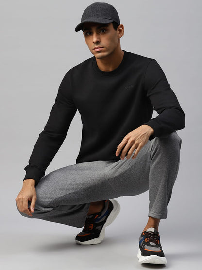 Alcis Men Solid Pullover Sweatshirt