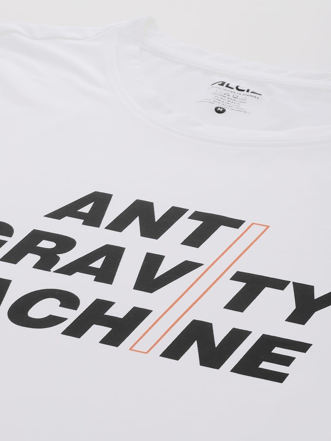 Alcis Men Typography Printed Anti Static Slim Fit T-shirt