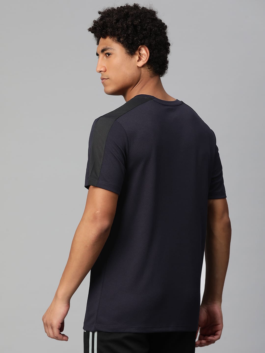 Alcis Men Brand Logo Printed Anti Static Slim Fit T-shirt