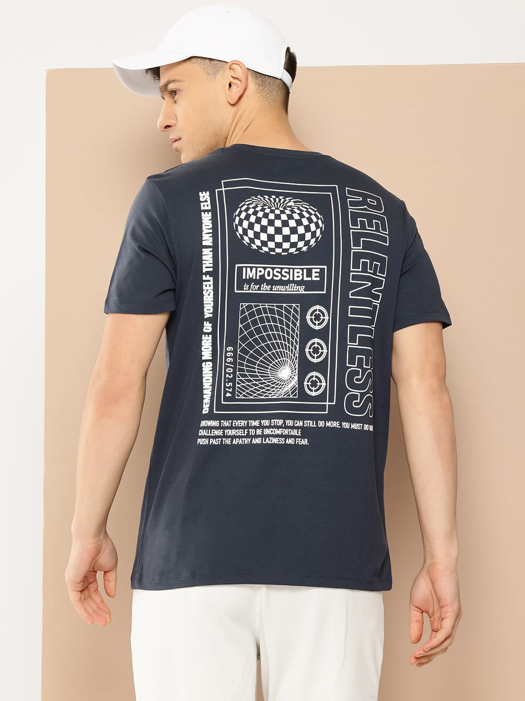 Alcis Men Typography Printed T-shirt