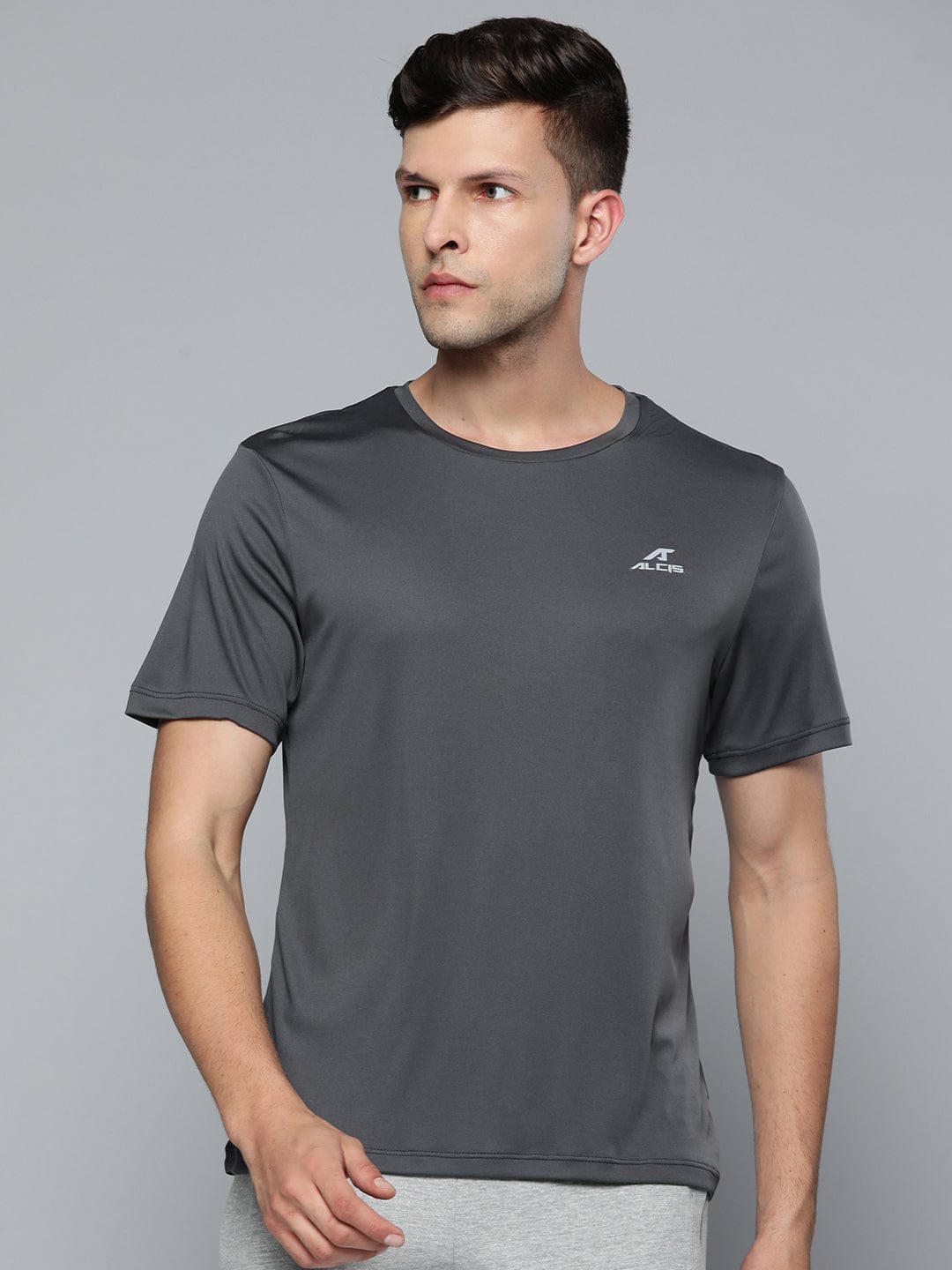 Alcis Men Dark Grey T-shirt