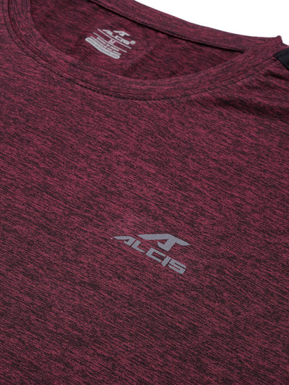 Alcis Men Maroon T-shirt