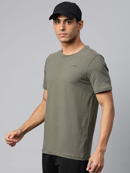 Alcis Men Solid Stretchex Slim Fit T-shirt