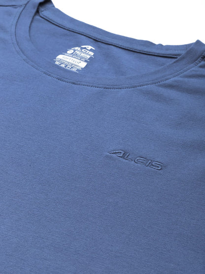 Alcis Men Solid Stretchex Slim Fit T-shirt