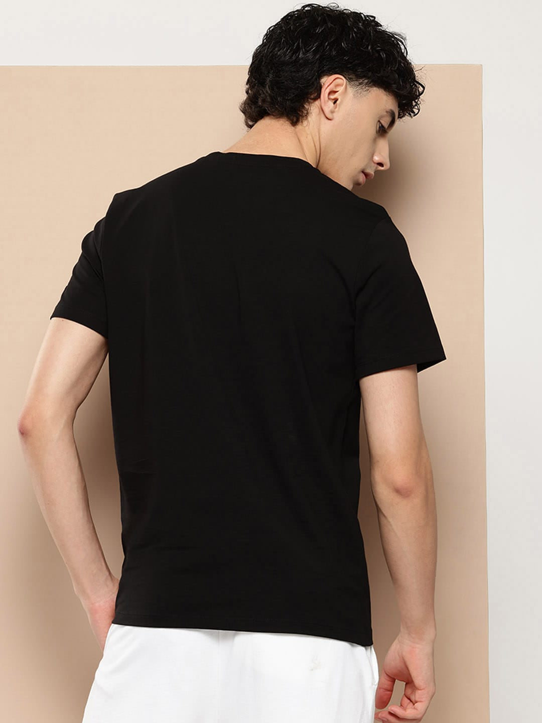 Cotton Flex Tee Shadow Black